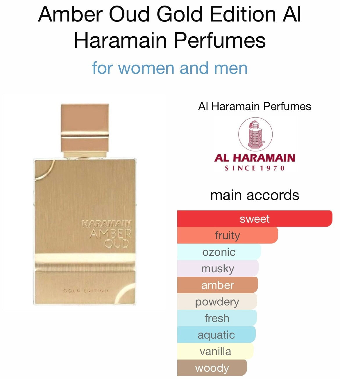 Al Haramain Amber Gold Eau de Parfum