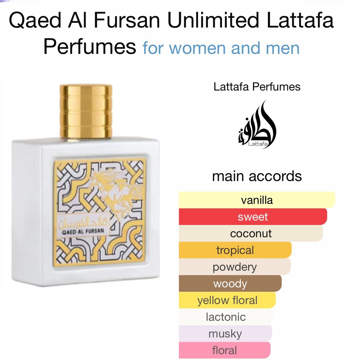 Lattafa Qaed Al Fursan Eau De Parfum